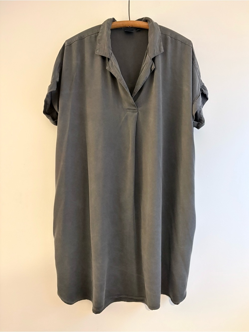 GAP Tencel popover shirtdress, size L-XL